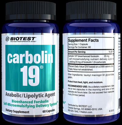 Carbolin 19 Anabolic / Lipolytic Agent | BiotestUK
